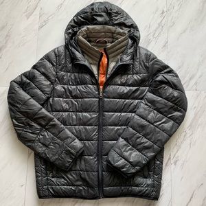 Tommy Hilfiger double zip puffer jacket